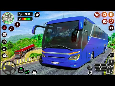 Us City Bus Realistic Bus Driving 3d - Coach Bus Driving Bus Games 3d - Android Gameplay