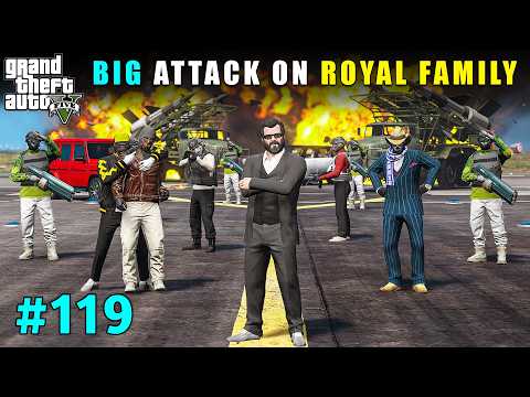 Big Attack On Royal Family's Hotel | Gta V Gameplay