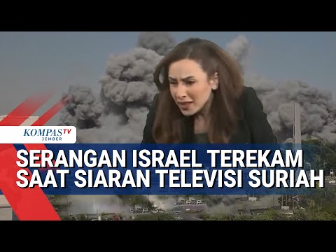 Israel Serang Damaskus, Siaran Langsung TV Suriah Berubah Jadi Kepanikan