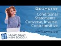 Exploring Conditional Statements: Converse, Inverse, and Contrapositive
