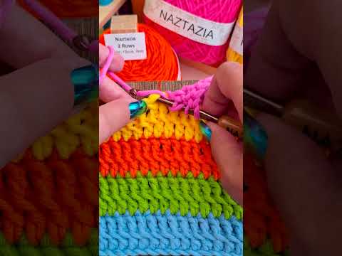 Crochet 2 Rows #shorts