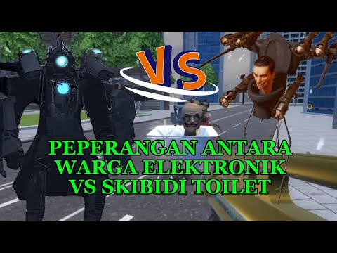 WAR BATLE MELAWAN SKIBIDI TOILET, GAME ANDROID,