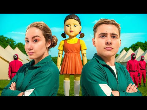 Попали в ЛЕТНИЙ ЛАГЕРЬ из Игры в Кальмара !