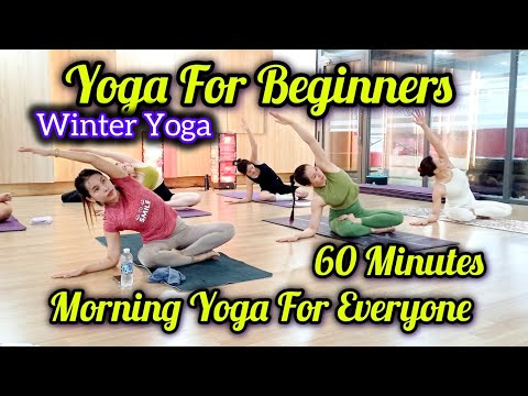 60 Minutes Morning Yoga For Beginners || Hatha Yoga For Everyone 2025 #morningyoga #yogasouvik