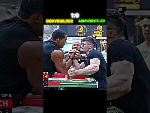 BIGGEST Bodybuilder vs STRONGEST Armwrestler ArmFight 🔥😱 #armwrestling