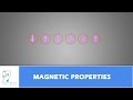 Magnetic Properties of Materials