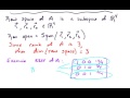 Matrix Rank and Vector Spaces
