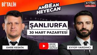 Emre Keskin & Eyyüp Yardımcı ile ANBEAN HEYECAN| 30 Mart Pazartesi Şanlıurfa At Yarışları