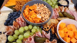 (ASMR) CHARCUTERIE BOARD MUKBANG 
