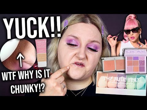 THIS.. GETS WEIRD.. FULL FACE FIRST IMPRESSIONS TESTING NEW MAKEUP