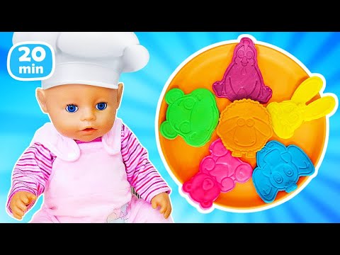 Juego de cocina con Maya y Lina. La vida de juguetes.