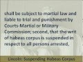 Martial Law and Proclamation 94