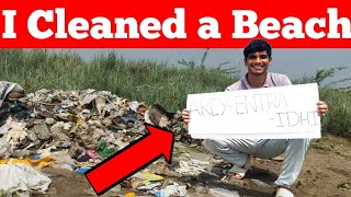 I Cleaned India's dirtest beach | 100th Video