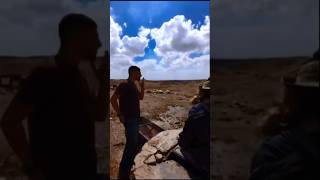 Settlers steal #water and shove voluteer off water well in #Anizan