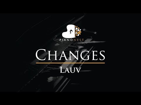 Lauv – Changes – Piano Karaoke Instrumental Cover with Lyrics