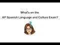 AP Spanish Language and Culture Exam Overview