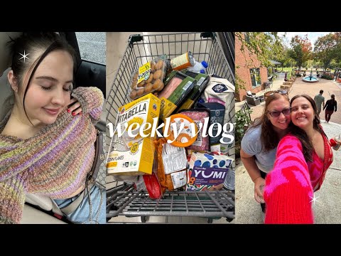 weekly vlog: fridge clean, my mom is BACK, massive PR haul & more