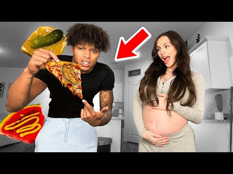 TRYING VIRAL TIKTOK PREGNANCY CRAVINGS🤢👀