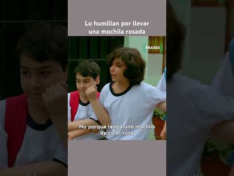 Lo humillan por usar una mochila rosada #reflexiones #historia #noticias #motivacion #niños