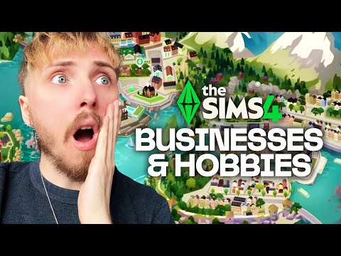 Sims 4 Businesses & Hobbies Expansion Trailer REACTION + Key Features!