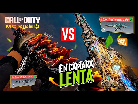 XM4 Mítica vs Type 19 Mítica (Maxeadas) ¿Cual es mejor? | Comparativa en camara lenta | COD Mobile