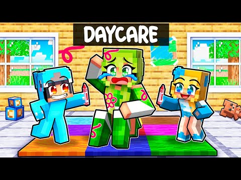 Pranking The DAYCARE Babysitter In Minecraft!