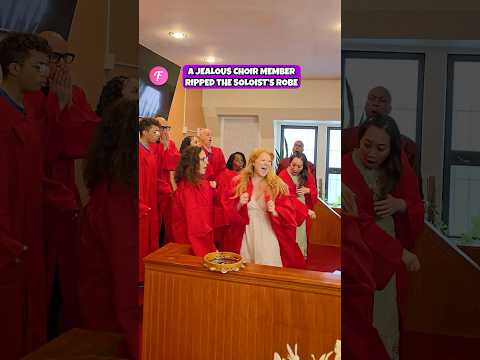 Cruel Act ๐ก Rips Soloistโs Robe โ Choir Kindness Saves #kindness #choir #shorts