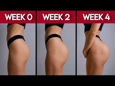 5 SIMPLE EXERCISES to Grow a BUBBLE BUTT FASTER! No Equipment Booty Challenge, At Home