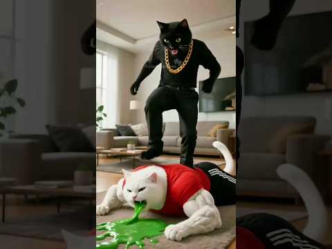 π±π§ͺπ₯Stepmom poisoned the dad but the kitten brought him back#funny#shortsfeed#shorts#cat#bts#cartoon