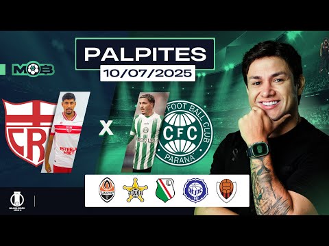 PALPITES DE FUTEBOL PARA O DIA 10 07 2025 + BILHETE PRONTO (QUINTOU NO MUNDO BET)