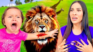 UN LEON MORDIÓ A NASYA EN EL ZOOLÓGICO!!