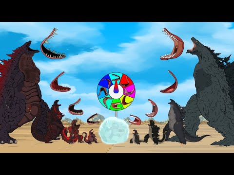 Evolution of Godzilla vs Evolution of KONG: Jaw Size Comparison and Teeth Count?? | Godzilla Cartoon