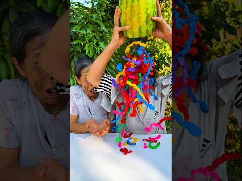 Hai chị em trêu chọc nhau siêu dễ thương 🍭🍉😂😱👶🏻♥️👴 #shorts #cute