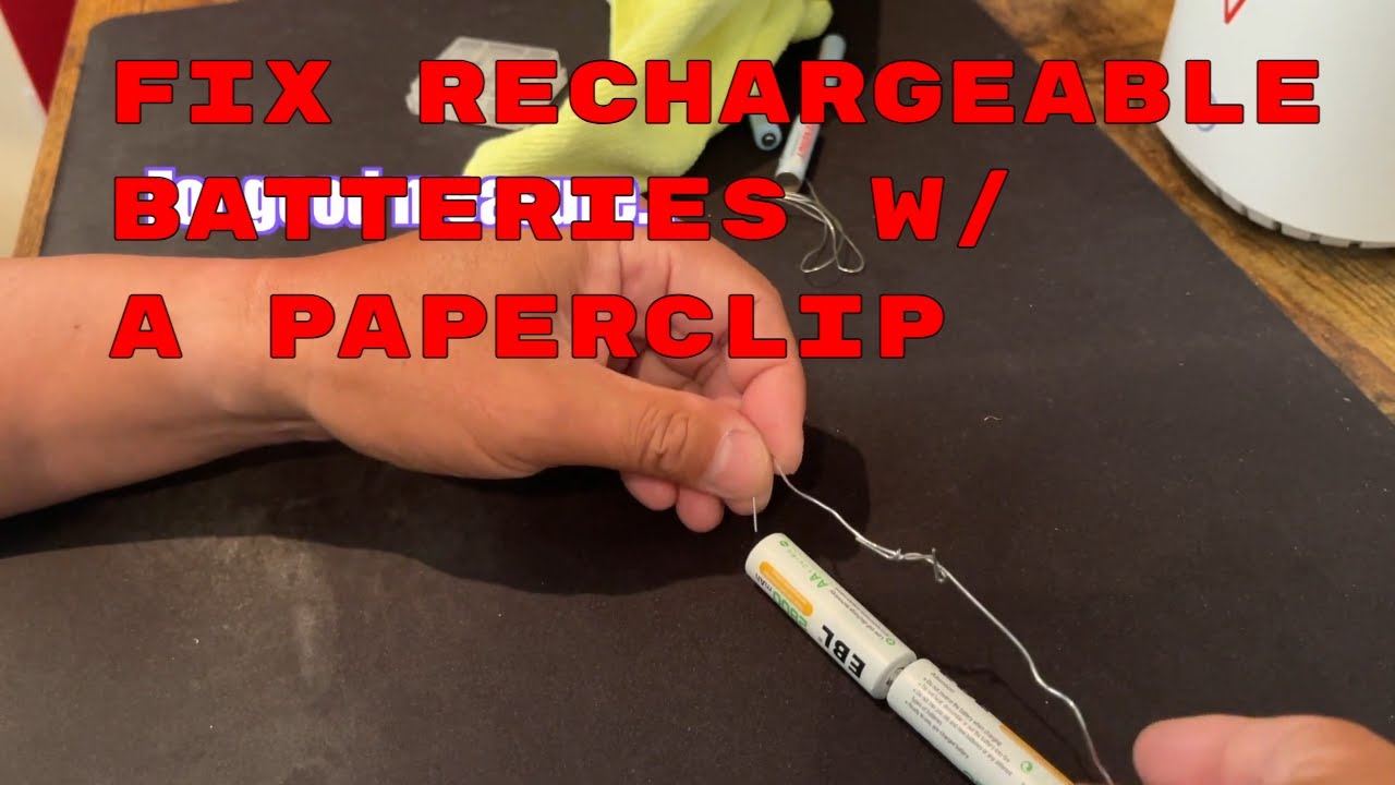 Rechargeable Battery Fix for Smart Chargers