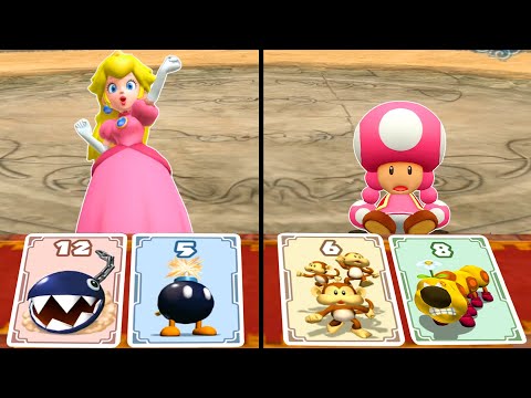 【マリオパーティシリーズ】すべてのソロミニゲームピーチVsキノピコ誰が勝つでしょうか