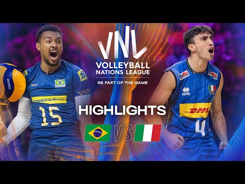 Brazil 🇧🇷 vs. Italy 🇮🇹 - Highlights | Week 2 | Men