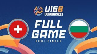 LIVE - Switzerland v Bulgaria | FIBA U16 Women's EuroBasket 2025 Div B | Semi-Finals