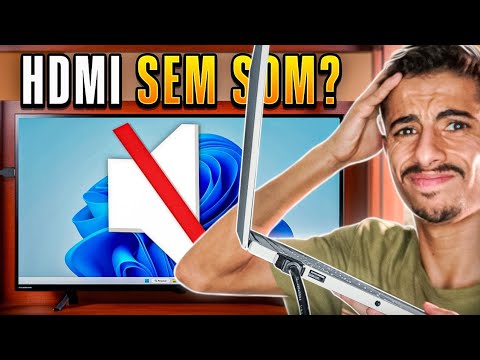 HDMI DO PC OU NOTEBOOK FICOU SEM SOM na TV? APRENDA RESOLVER!