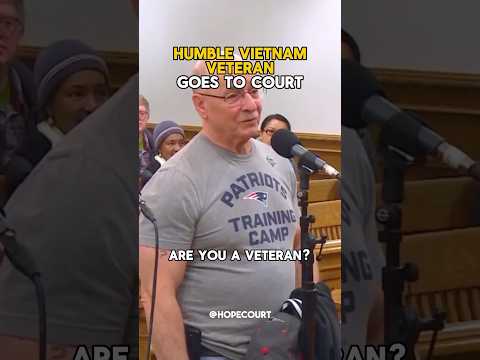 Humble Vietnam Veteran Goes To Court