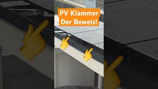 PV-Wasserablaufklammern im Praxistest nach einem echten Regenschauer. 🌧️☀️