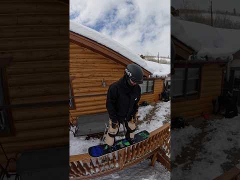 Snowboarding scared