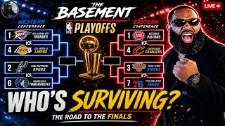 NBA Playoff Bracket Breakdown 🏀 Who’s Surviving & Who’s DONE?! | The Basement 📱