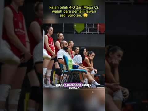 kalah telak 4-0 dari Mega Cs, para pemain Altinordu pada lesu. #megawatihangestrip