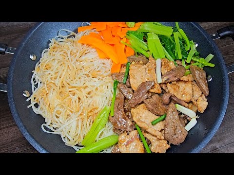 CÁCH XÀO HỦ TIẾU không dính chùm HỦ TIẾU XÀO Miền Tây dai ngon
