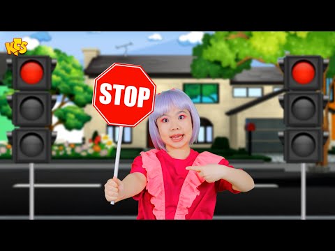 Traffic Lights Song | Vehicles Song | Kids Funny Songs