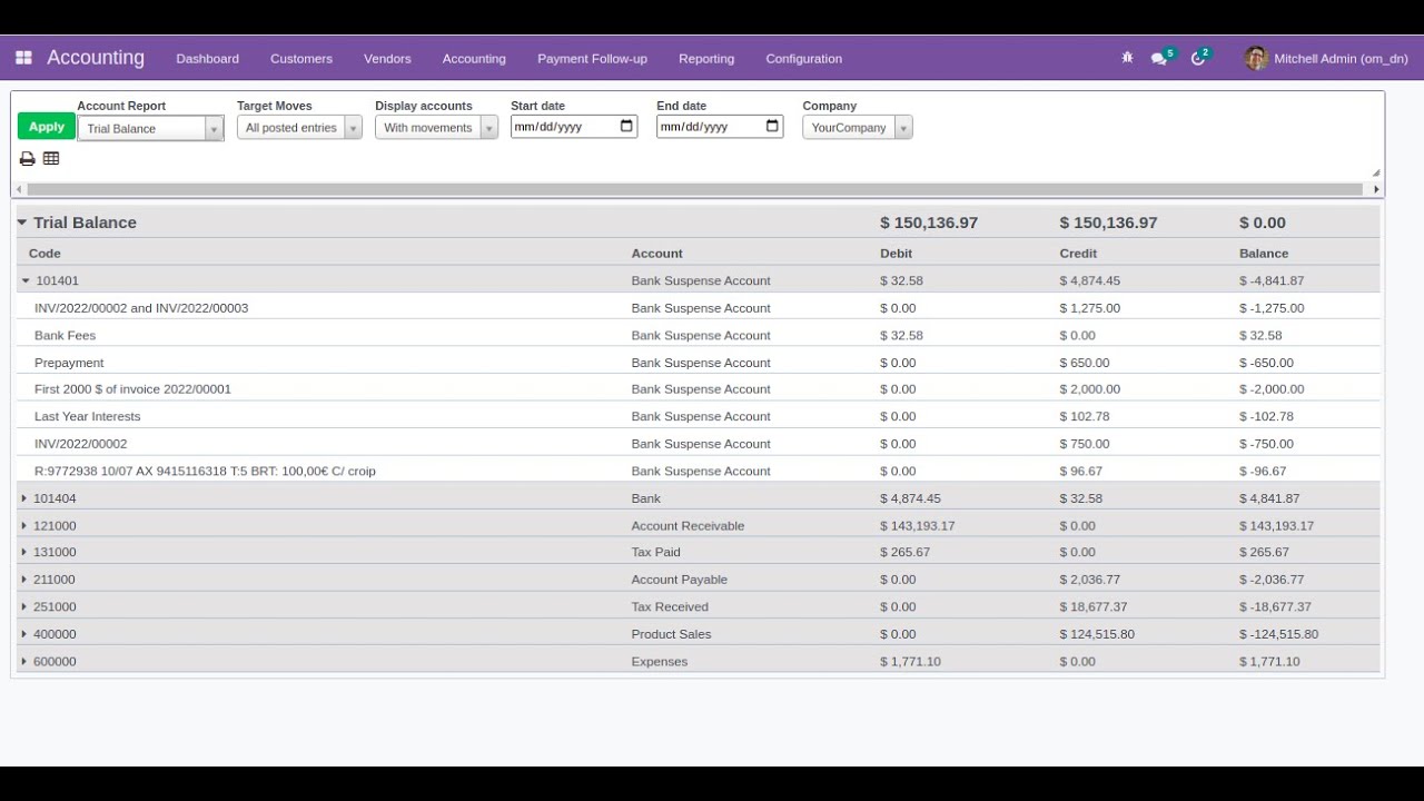 Odoo 15 Dynamic Accounting Reports | 11.03.2022

Odoo 15 dynamic accounting reports. Dynamic accounting reports in odoo 15. Dynamic financial reports in Odoo 15. Odoo 15 ...