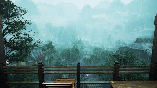 The misty nature and the soothing sound of rain help you relax and sleep