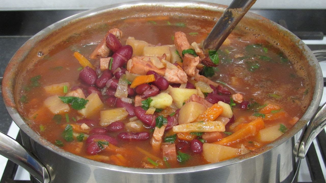Тот самый очень вкусный фасолевый суп - что приготовить на обед
