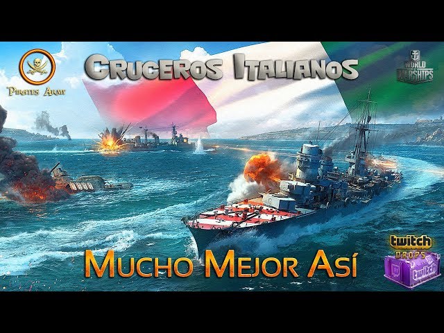 World of Warships Español - Cruceros Italianos WiP - Mucho Mejor Así