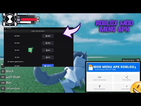 MOD MENU ROBLOX!! O MELHOR MOD APK ATUALIZADO DE ROBUX INFINITOS - 2025!!